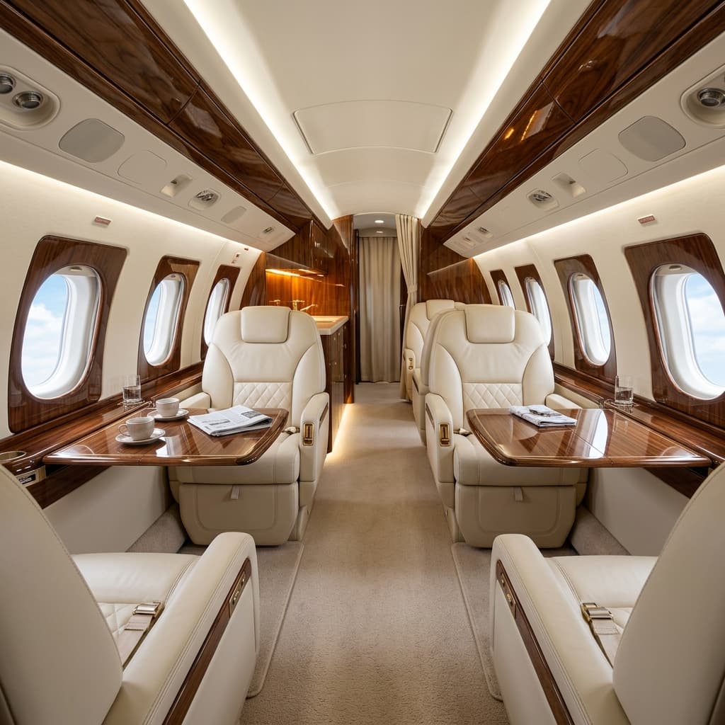 Business aircraft interior